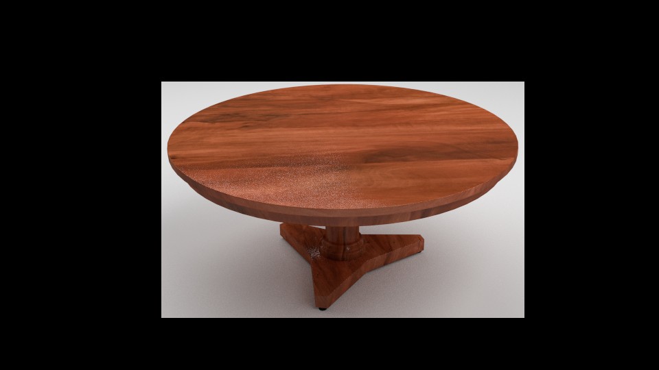 Round Table Wood preview image 1
